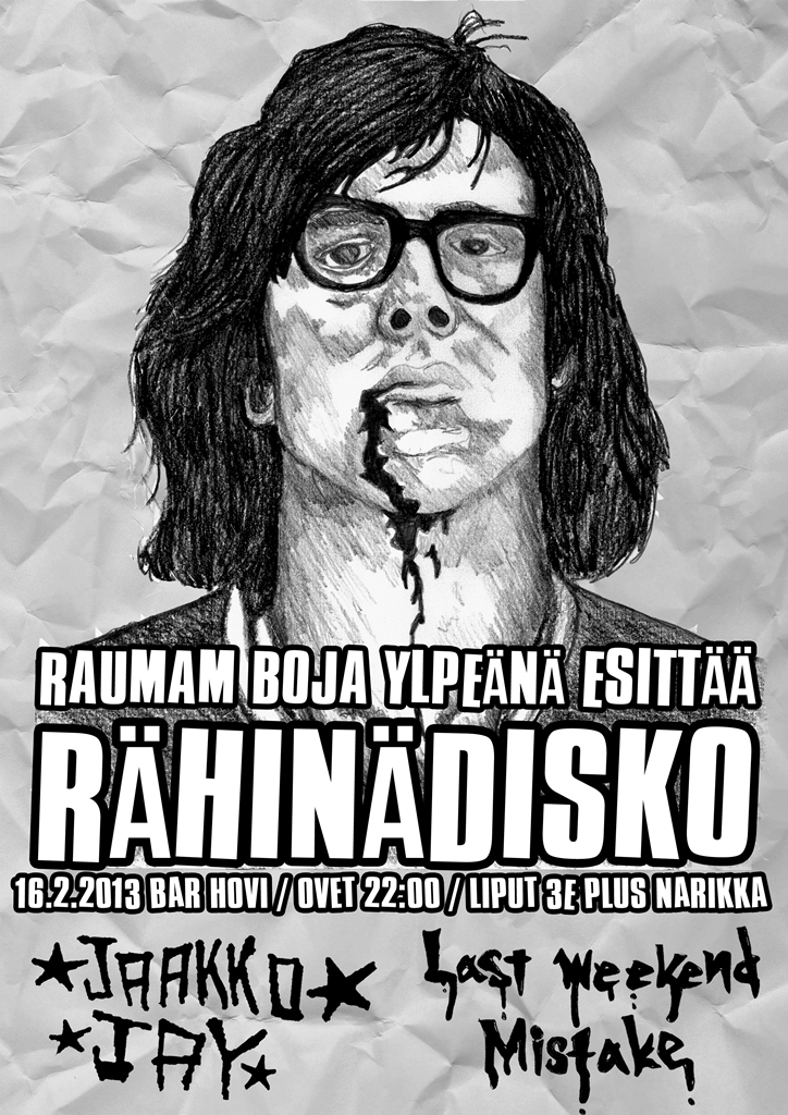 Rähinädisko juliste web